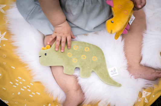 Triceratops Crinkle Scrunchie