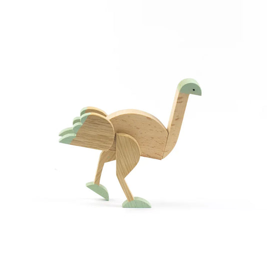 Wooden Magnetic Puzzle - Emu