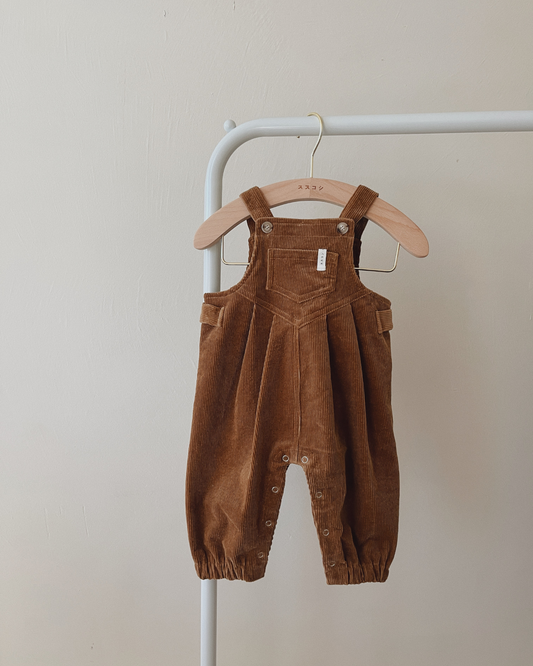 Corduroy Overall-Gingerbread