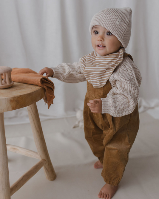 Corduroy Overall-Gingerbread