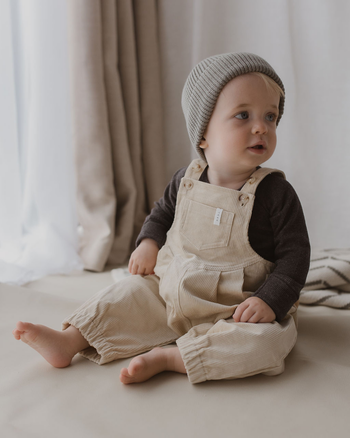 Corduroy Overall-Soy
