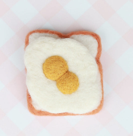 Double Yolk egg on Toast