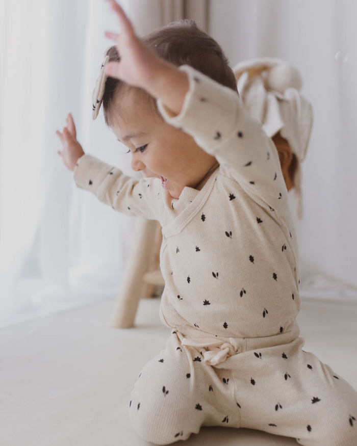 Fall Leaves Kimono Bodysuit