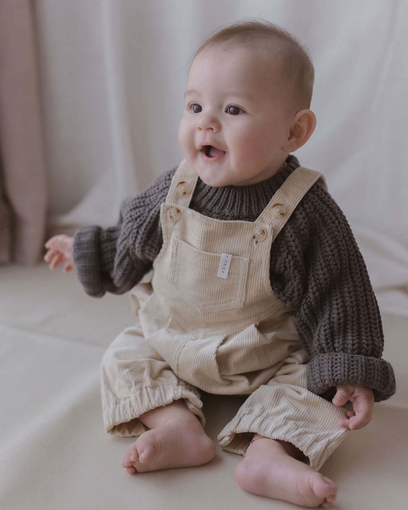 Corduroy Overall-Soy