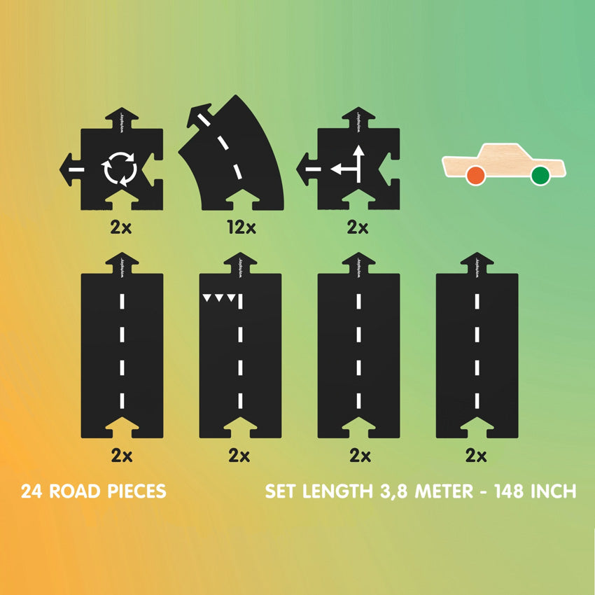 Waytoplay Highway Car Edition Set