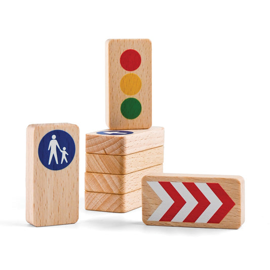 Road Blocks Set Traffic Signs