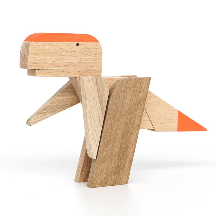 Wooden Magnetic Puzzle - T Rex
