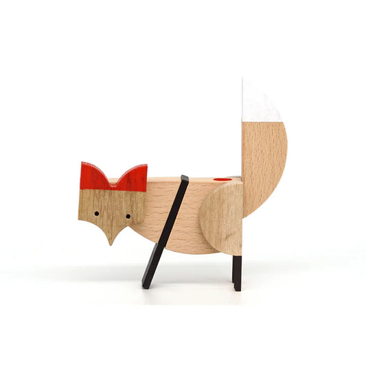 Wooden Magnetic Puzzle - Nordic Fox