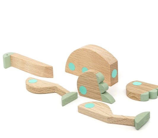 Wooden Magnetic Puzzle - Emu