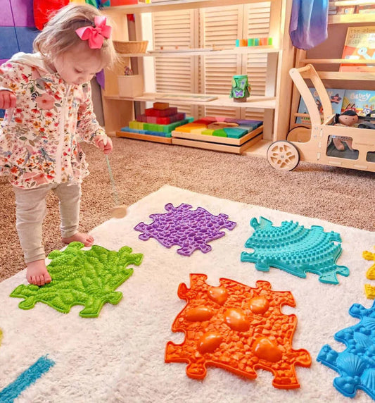 Muffik Sensory Playmat Set- Rainbow
