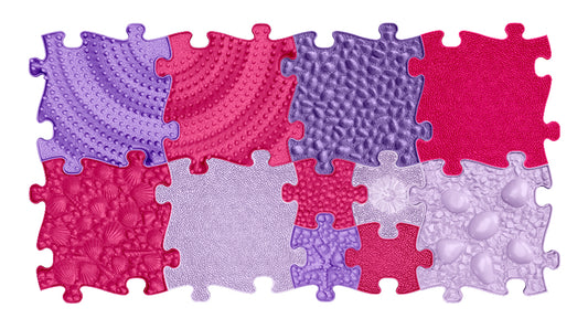Muffik Sensory Playmat Pink Set