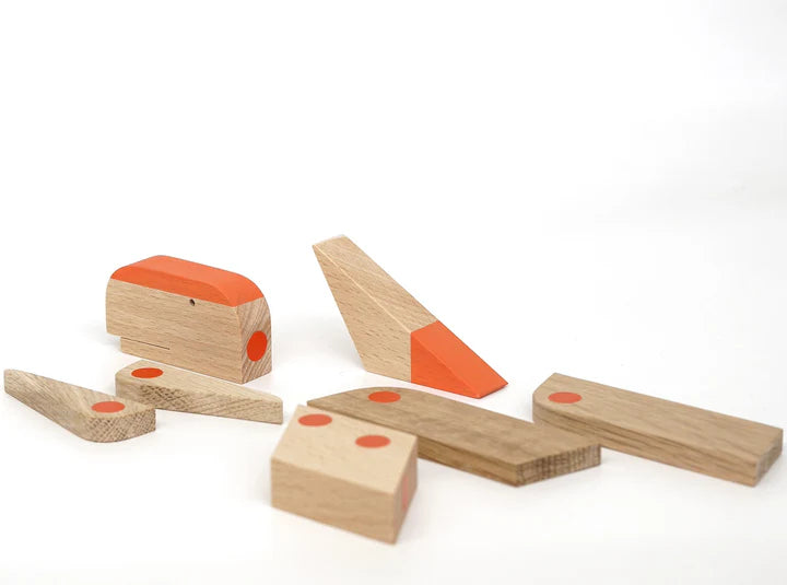 Wooden Magnetic Puzzle - T Rex