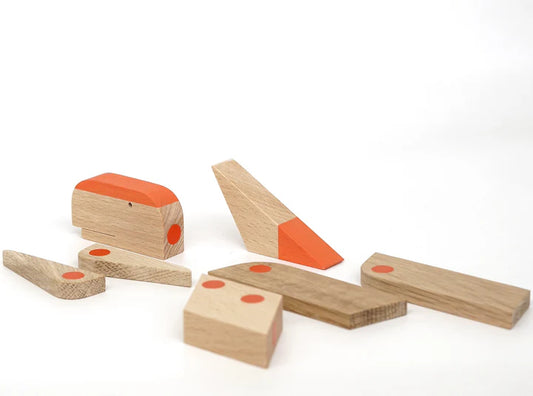 Wooden Magnetic Puzzle - T Rex