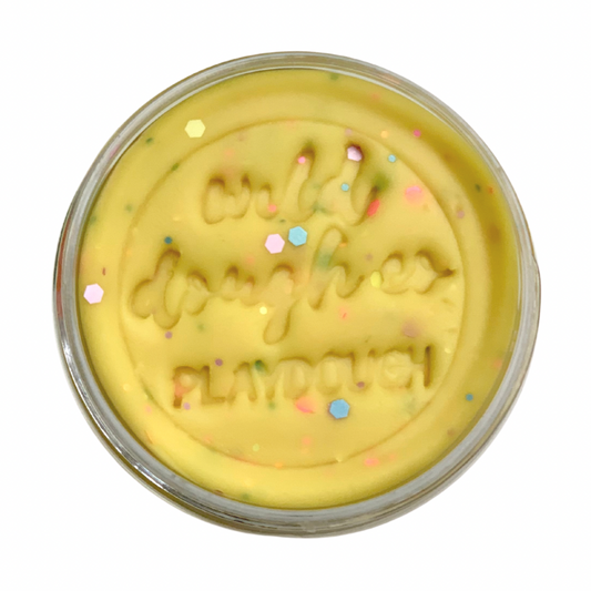 Sunshine Lollipop Yellow-Glitter